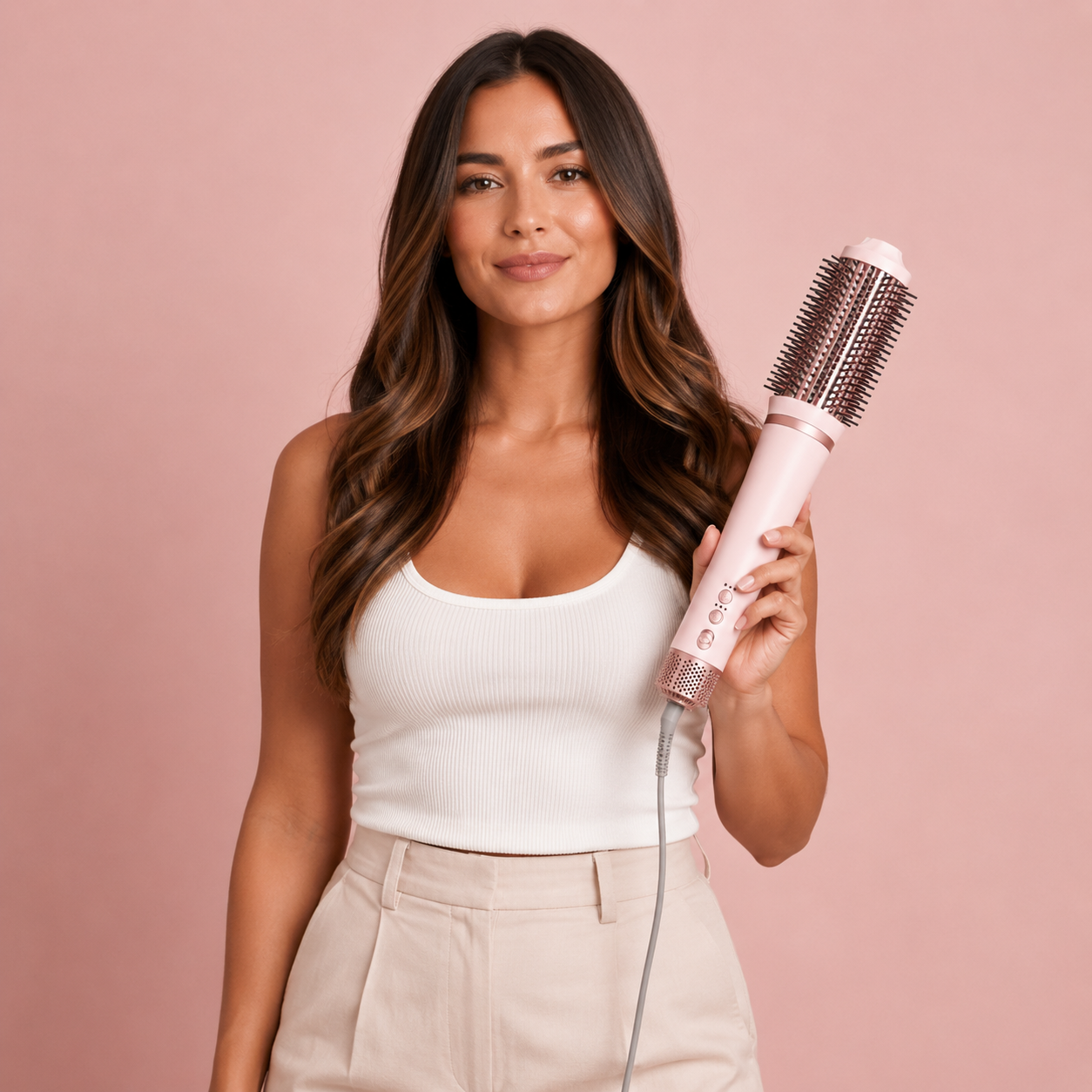 Styling Hot Air Brush Rosé Lumière